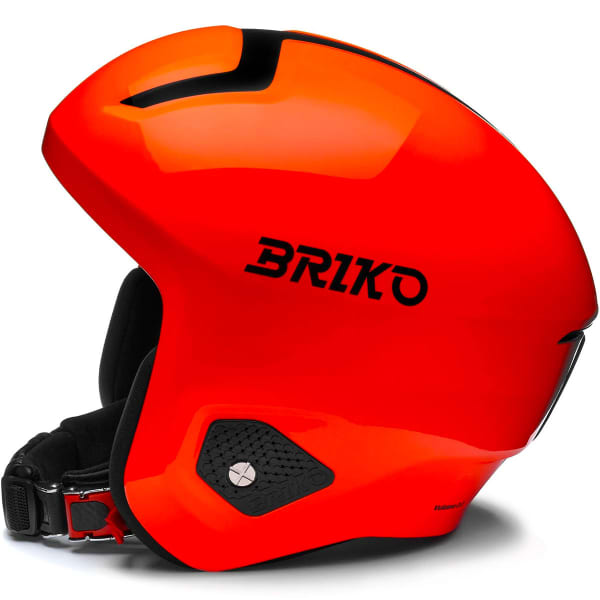BRIKO VULCANO 2.0 SHINY ORANGE FLUO - BLACK - Ski helmet