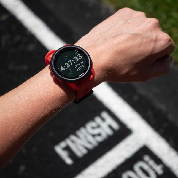 Garmin Forerunner 745, GPS Running Watch, Detailed Training Stats and  On-Device Workouts, Essential Smartwatch Functions, Red