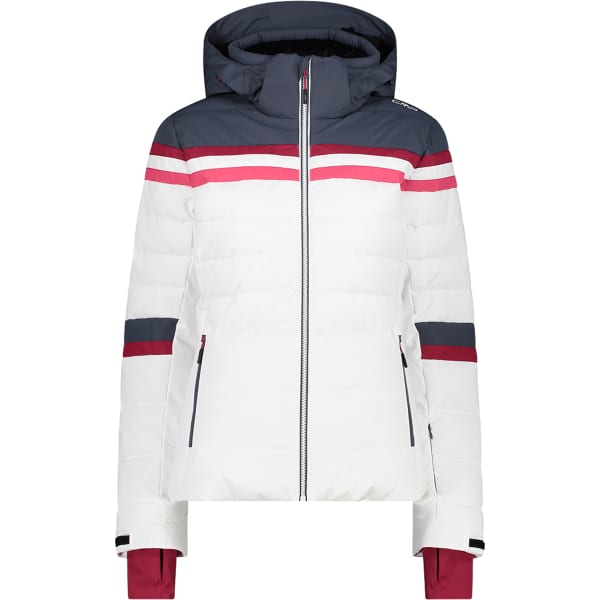 Cmp Woman Jacket Zip Hood blanco chaqueta softshell mujer