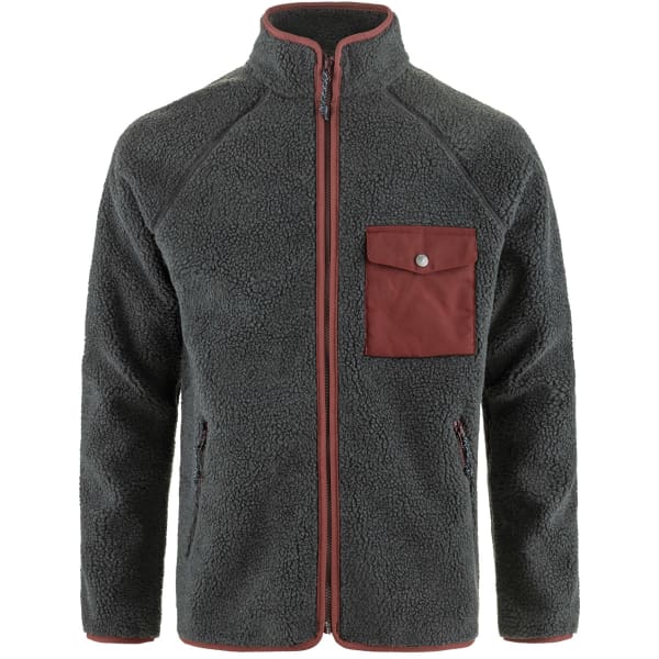 Men's plush fleece jacket on sale