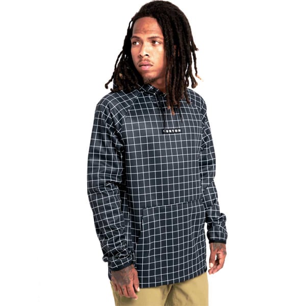 BURTON-M CROWN WPF PO TRUE BLACK PERFORMER PLAID - Sweatshirt