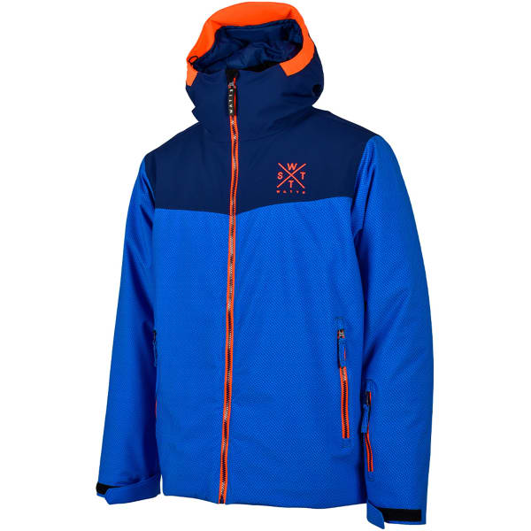 WATTS LINE JR CARBON BLUE ASTER Ski jacket