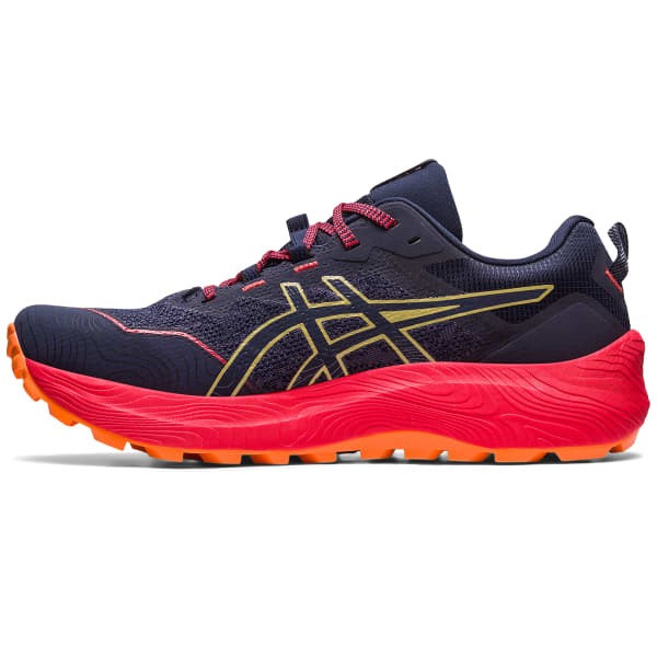 Asics Gel Trabuco 11 Indigo Blue Electric Red Trail Running Hiking Shoes Size 12 ASICS Men main image 4