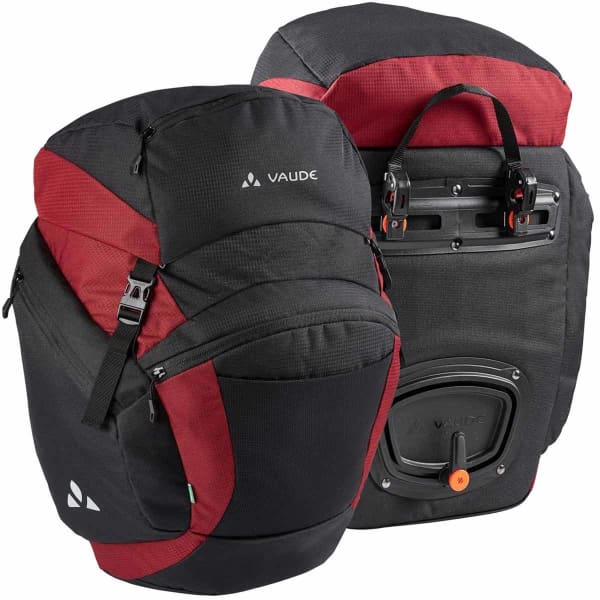 Vaude se back pannier 2 bike bag black hot sale