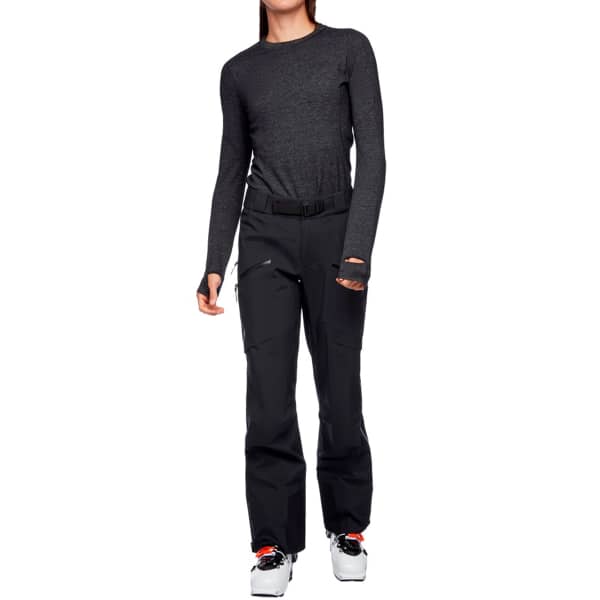 BLACK DIAMOND W SHARP END PANTS BLACK Skibroek