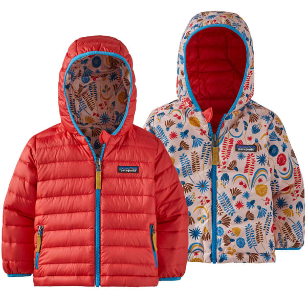 Patagonia Baby Reversible Down Sweater Hoody Seedling And Sprouts Seafan Pink 2022 At Ekosport
