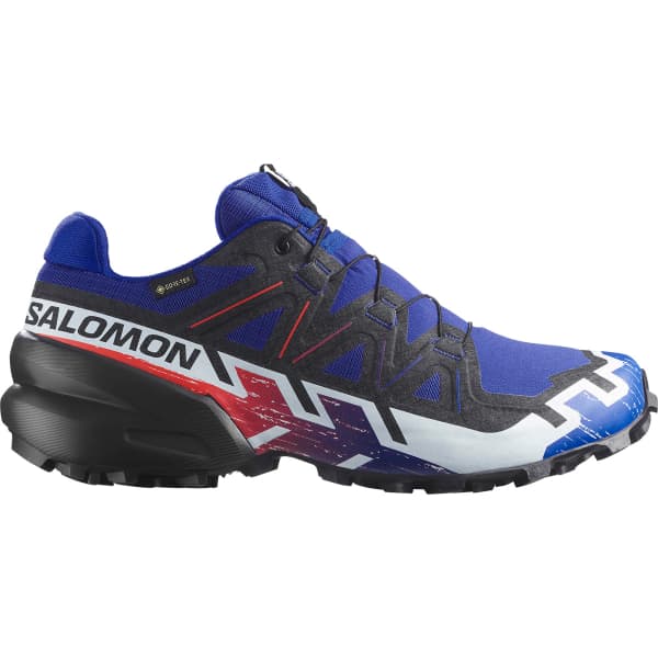 Salomon Speedcross 6 GTX Equipe — Bleu / Blanc / Rouge