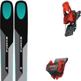 Pack ski KÄSTLE KÄSTLE ZX115 + TYROLIA ATTACK² 13 GW W/O BRAKE [A] RED - Ekosport