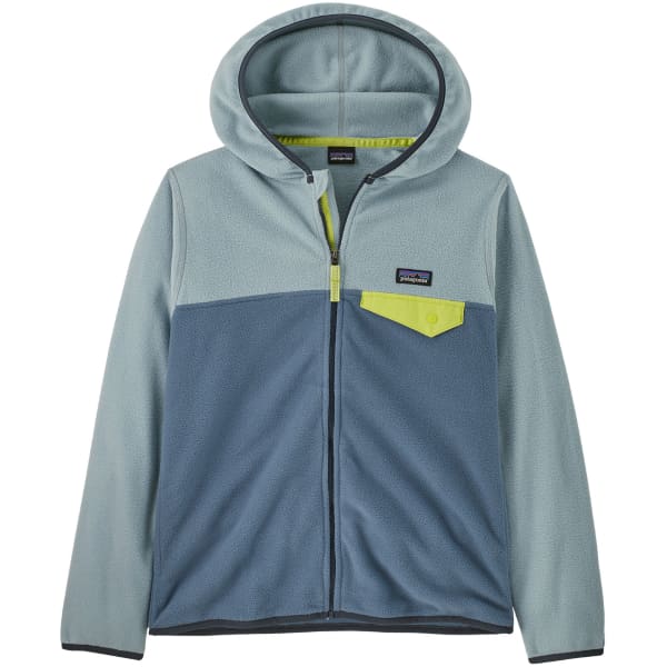 PATAGONIA K S MICRO D SNAP T JKT UTILITY BLUE W THERMAL BLUE Giacca pile