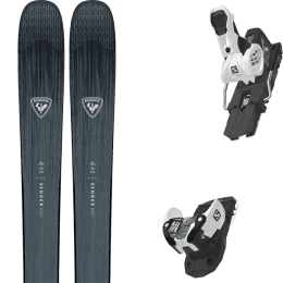 BU Ski Alpin ROSSIGNOL ROSSIGNOL  SENDER 94 TI OPEN + SALOMON WARDEN MNC 13 N WHITE/BLACK - Ekosport