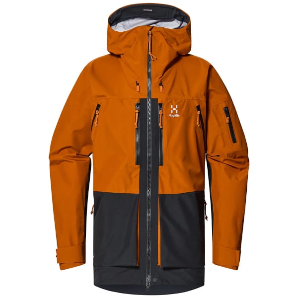 HAGLÖFS-VASSI GTX JACKET MEN GOLDEN BROWN/TRUE BLACK - Ski
