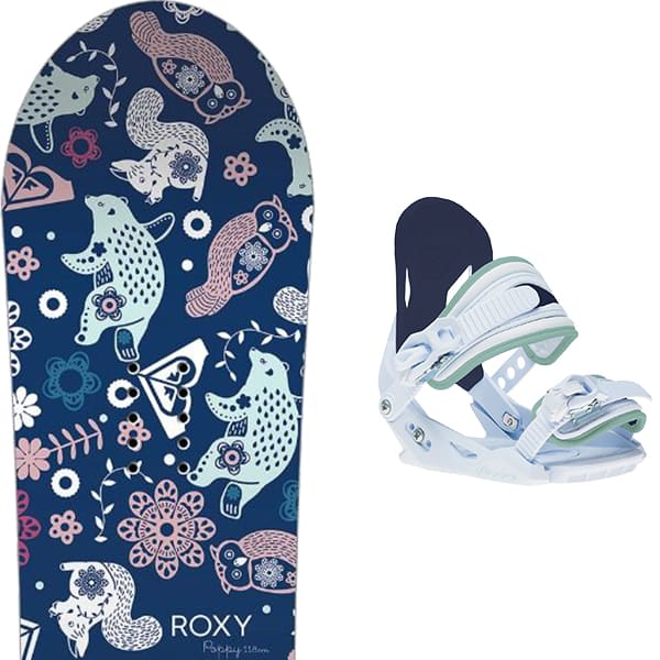 ROXY JR POPPY PACKAGE Unicolore - Snowboard Set