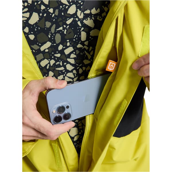 Burton yellow snowboard jacket top