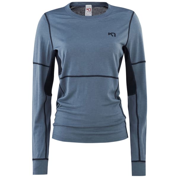 T-shirt Manches Longues Kari Traa Silja - Laine Mérino Bleu - Taille XL - Neuf Avec étiquettes