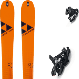 Pack ski FISCHER FISCHER TRANSALP 82 + MARKER ALPINIST 12 BLACK/TITANIUM - Ekosport