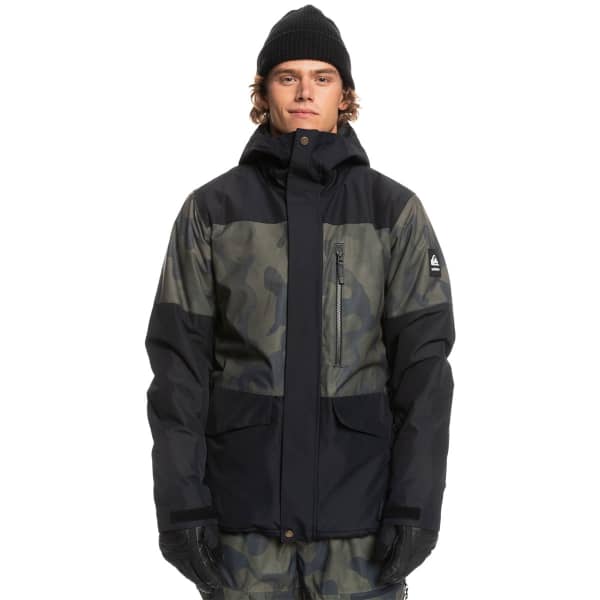 Quiksilver mission block snowboard jacket best sale