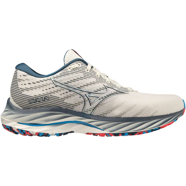 MIZUNO-WAVE RIDER 26 W SNOW WHITE/SILVER/IBIZA BLUE MIZUNO-WAVE RIDER 26 W SNOW WHITE/SILVER/IBIZA BLUE