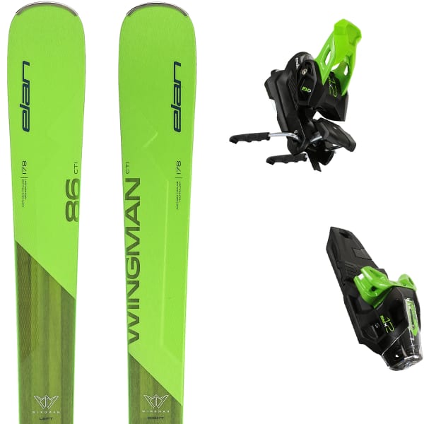 ELAN WINGMAN 86 CTI + FUSION X EMX 12 GW Unicolore - Alpine ski set