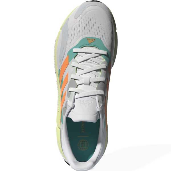 ADIDAS SOLAR BOOST 4 CLOUD WHITE FLASH ORANGE MINT Running shoe