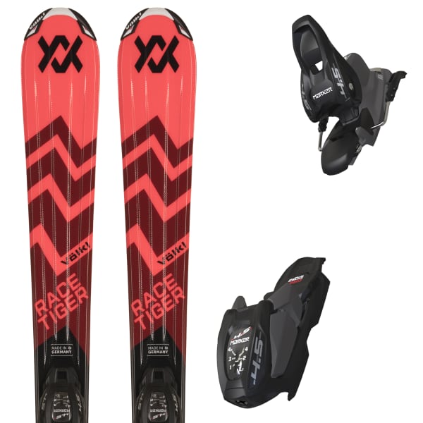 VOLKL-RACETIGER JR + 4.5 VMOTION JR RED - Alpine ski set VOLKL-RACETIGER JR + 4.5 VMOTION JR RED - Alpine ski set