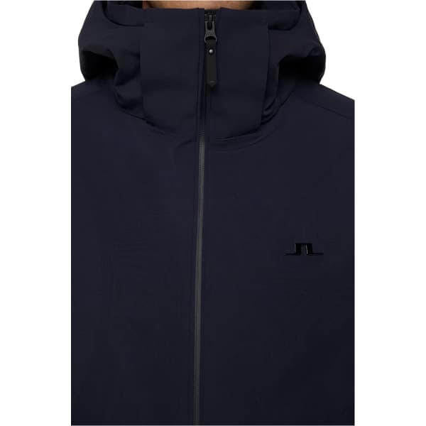 Veste Coupe-vent J. Lindeberg Rouge Homme Taille XXL – Zip Intégral, Légère