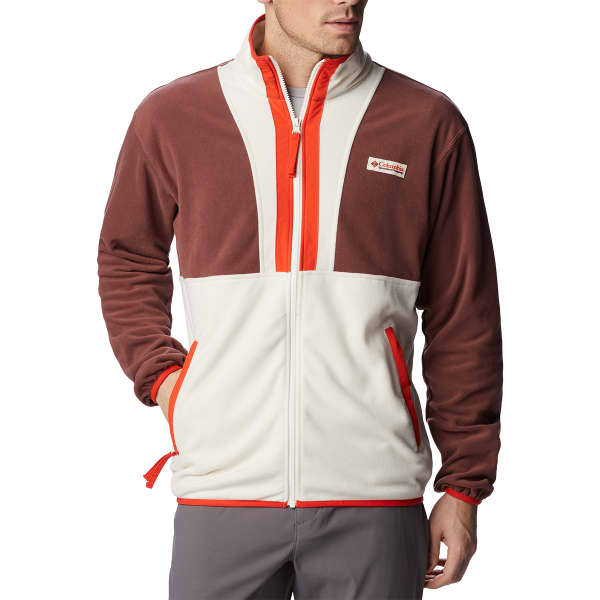 COLUMBIA-BACK BOWL™ FLEECE LIGHTWEIGHT LIGHT RAISIN/CHALK/SPICY - Hiking  fleece jacket
