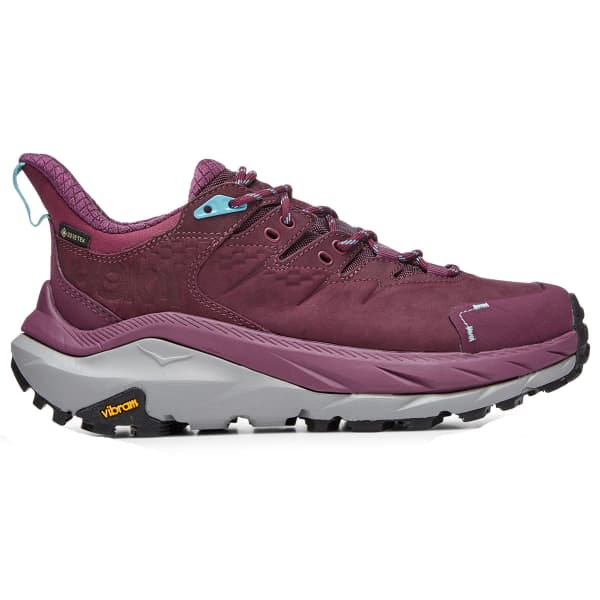 HOKA ONE ONE W KAHA 2 LOW GORE-TEX GRAPE WINE/COASTAL SHADE 23