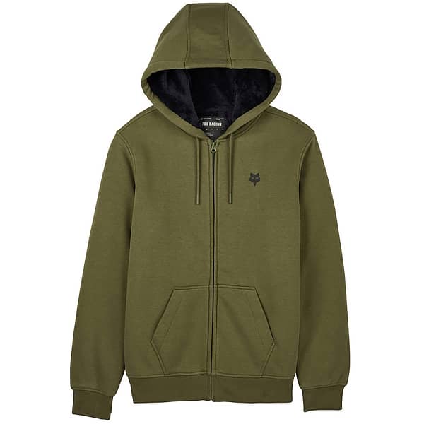 FOX DYNAMIC SASQUATCH FLC ZIP OLIVE GREEN Sweatshirt