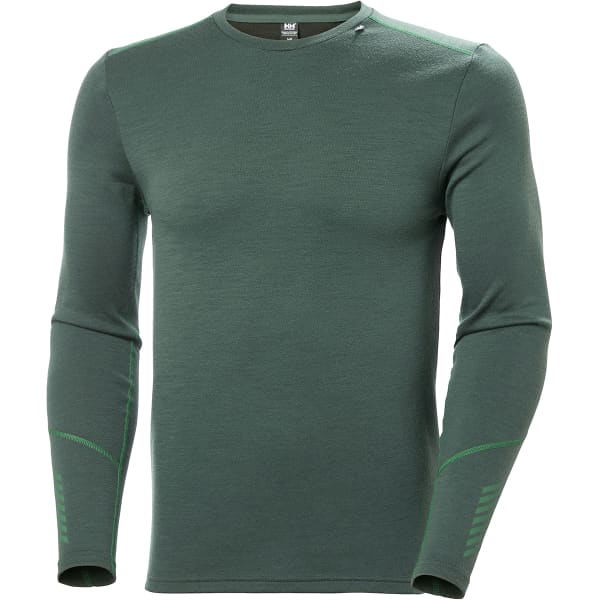 HELLY HANSEN-LIFA MERINO MIDWEIGHT CREW DARKEST SPRUCE - Thermal T