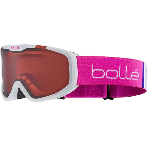 White and pink ski goggles sale