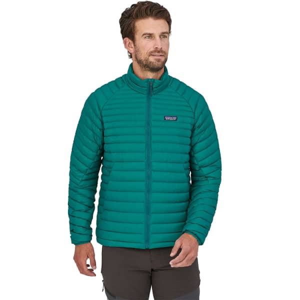 PATAGONIA-M'S ALPLIGHT DOWN JKT BOREALIS GREEN - Hiking down jacket