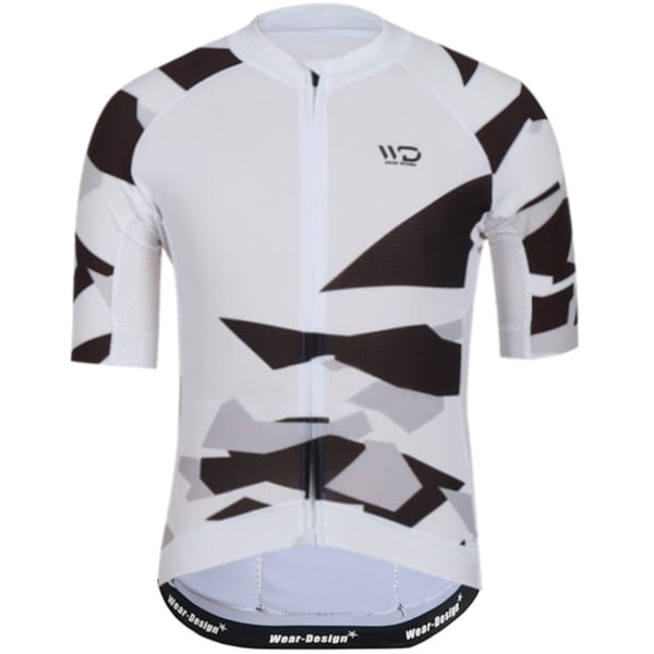 WEAR DESIGN MAILLOT CAMO WHITE BLACK 24