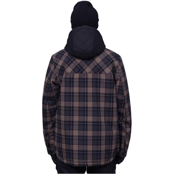 686 MNS WOODLAND INSULATED JACKET TOBACCO PLAID Snowboard jacket