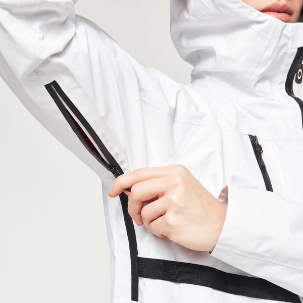 OAKLEY BOWLS GORE TEX PRO SHELL JKT WHITE Ski jacket