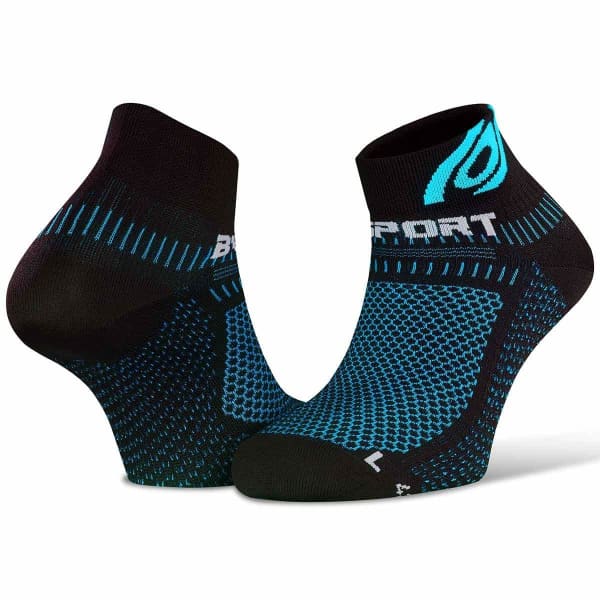 BV SPORT-SOCQUETTE LIGHT 3D NOIR/BLEU Running socks