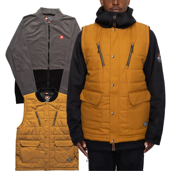 686 M SMARTY 5-IN-1 COMPLETE JKT GOLDEN BROWN - Snowboard jacket