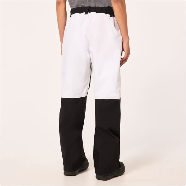 OAKLEY-TNP LINED SHELL PANT 2.0 BLACK/WHITE - Snowboard trousers