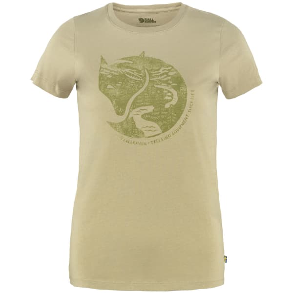FJALLRAVEN ARCTIC FOX PRINT T SHIRT W SAND STONE T Shirt
