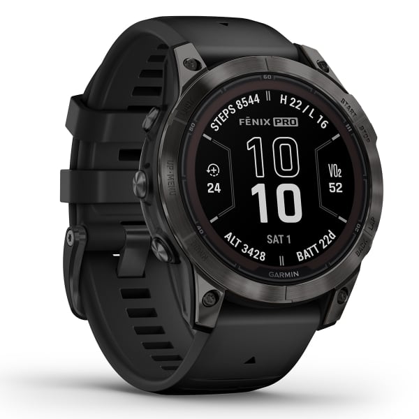 GARMIN FENIX 7 PRO SAPPHIRE SOLAR/CARBON GREY DLC/TITANE BLACK 24