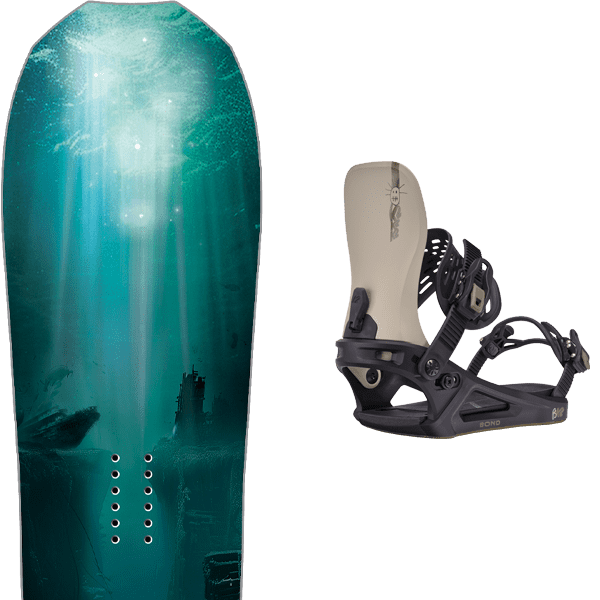 LIB TECH T.RICE ORCA + Fix - Snowboard set