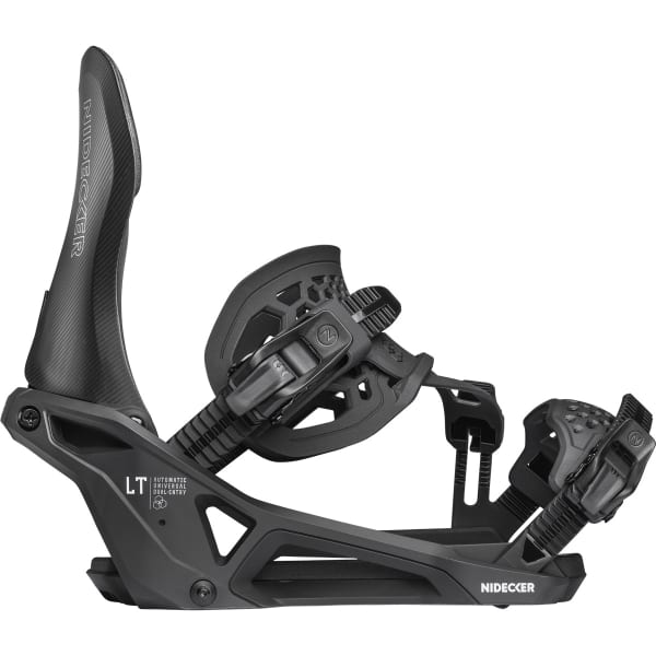 NIDECKER LT SUPERMATIC BLACK - Fixação snowboard