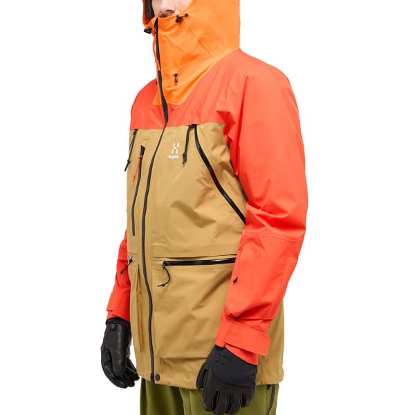 HAGLÖFS VASSI GORE-TEX PRO JACKET M CINNAMON BROWN/HABANERO - Ski