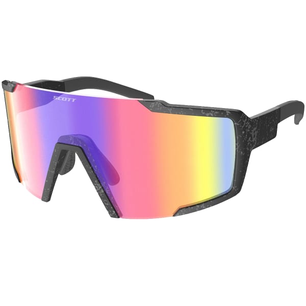 SCOTT SHIELD MARBLE MARBLE BLACK TEAL CHROME Gafas bicicleta