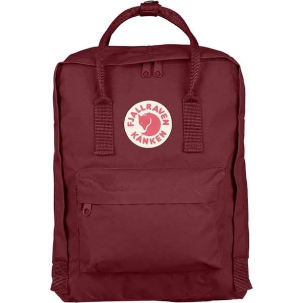 Fjallraven kanken backpack black ox red deals