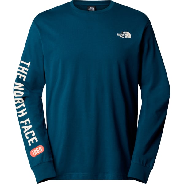 THE NORTH FACE-L/S TEE VARSITY GRAPHIC MIDNIGHT PETROL - T-shirt