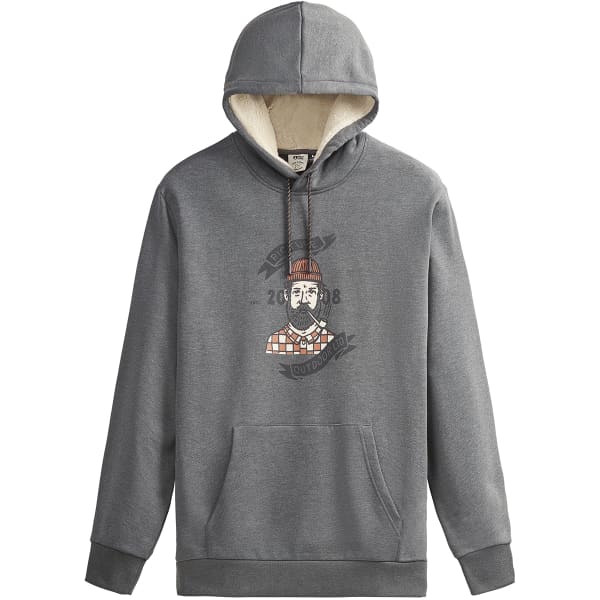 Loose Fit Hooded Jacket - Gray melange - Men