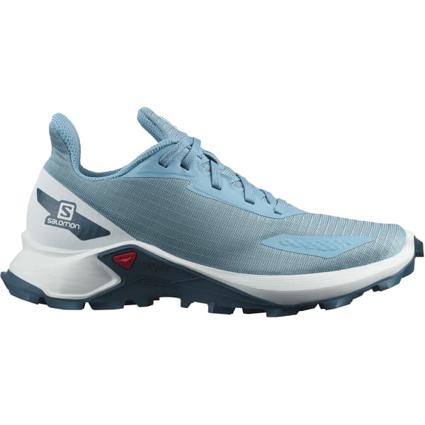 SALOMON ALPHACROSS BLAST J DELPHINIUM BLUE WHITE 21 DELPHINIUM BLUE WHT LEGION BLUE Trail running shoes