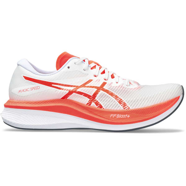ASICS MAGIC SPEED 3 W WHITE SUNRISE RED Running shoe