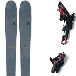 Ski randonnée DYNASTAR DYNASTAR E-TOUR 86 OPEN + MARKER KINGPIN 10 75-100MM BLACK/RED - Ekosport