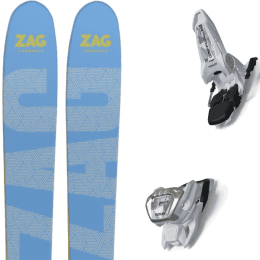 Pack ski ZAG ZAG UBAC 102 LADY + MARKER GRIFFON 13 ID WHITE - Ekosport